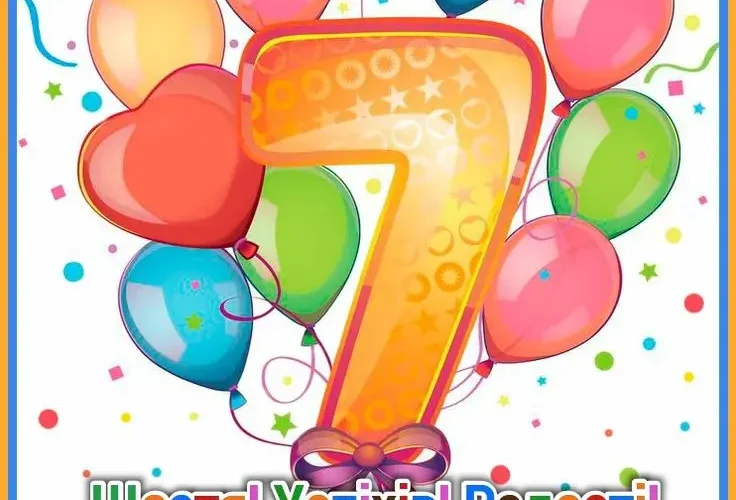 привітання з днем народження 7 років