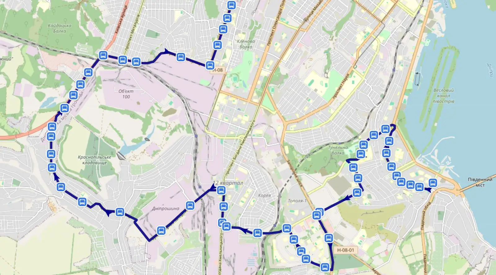 55 маршрутка Днепр